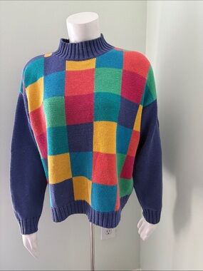 Nuovo County Seat Womens Sweater Vintage Long Sleeve Medium